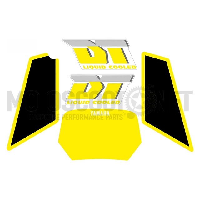 Sticker Kit Yamaha Dt Liquid Cooled Yellow