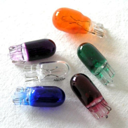 Bombillas luz de posición T13 - varios colores
