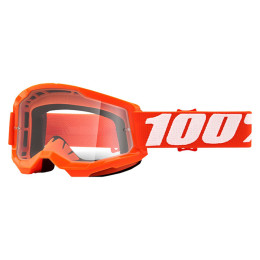 Gafas Offroad 100% Strata 2 Naranja - Cristal Transparente