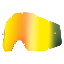Cristal Recambio gafas Offroad 100% Generation 1 Espejo Dorado/Ahumado