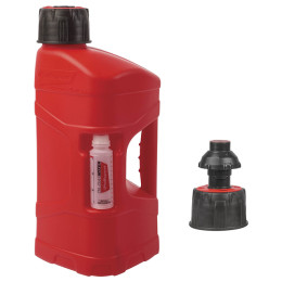 Bidón de combustible Prooctane 10 L con tapa probeta graduada y válvula de llenado rápido Polisport