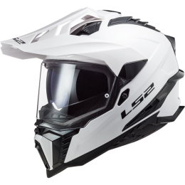 Casco Cross LS2 MX701 Explorer Solid Blanco