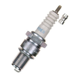 Bujía NGK BR9EG  rosca larga con terminal extraíble, electrodo curvado