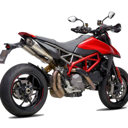 Silenciadores S1 Titanio con final carbono Ducati Hypermotard 950 SP 2019 SC-Project