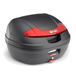 Baúl Monolock® E340 Vision Catadriópticos Rojo 34 lts Givi