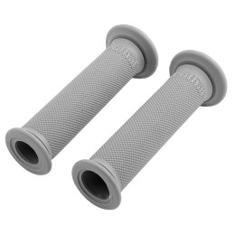 Puños Renthal Road Race cortos Full Diamond blandos gris claro  120mm