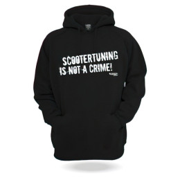 Sudadera con capucha scootertuning is not a crime Stage6 - negra