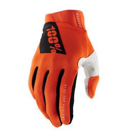 Guantes Motocross 100% RIDEFIT Fluo Naranja