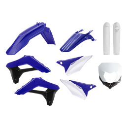 Kit de plásticos Sherco SE-R/SEF-R con protectores de horquilla y careta 17-22 Color OEM Polisport