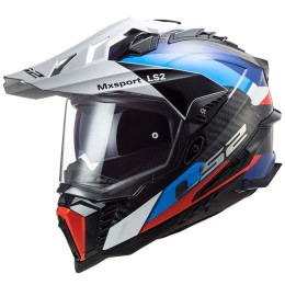 Casco Cross LS2 MX701 Explorer Frontier Negro / Azul