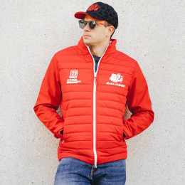 Chaqueta de plumas Malossi Paddock Roja