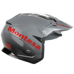 Capacete Trial Hebo Zone 5 Air Montesa - Cinzento