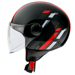 Capacete MT Helmets OF501 Street Scope D5 - Vermelho Brilhante