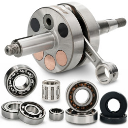 Kit Cigueñal HQ Racing 43mm/85mm, Rodamientos cigueñal C4 y Rodamientos Caja de Cambios Yamaha DT LC/D VOCA Racing
