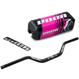 Kit guiador HB28 preto e protector Fast Forward Rosa VOCA Racing