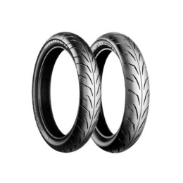 Jogo de Pneus 100/80-17 e 120/80-17 Battlax Bridgestone
