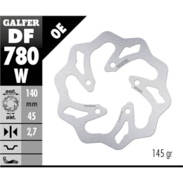 Disco de freno trasero KTM SX 50 06-13 Wave Galfer