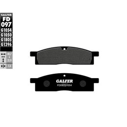 Pastillas de freno Delanteras Yamaha DT LCD / YZ 80/85 / TT R 125 sinterizadas Off-Road Galfer 
