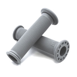 Puños Renthal Road Race cortos Full Diamond Medium gris 120mm