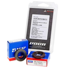 Kit rolamentos e retentores Voca C3 Viton Minarelli AM6