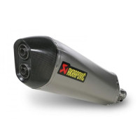 Escape Gilera Fuocco 500 / Piaggio Beverly 500 Hexagonal Slip on (CE) silenciador titânio Akrapovic