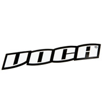 Autocolante Voca Racing Logotype branco preto