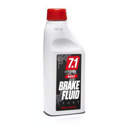 Bottle of 7.1 sport brake fluid (dot 4) 250ml Malossi